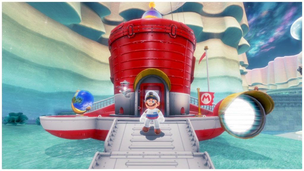 Super Mario Odyssey Ship