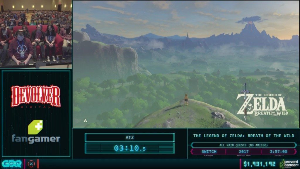 AGDQ 2018 Breath of the Wild