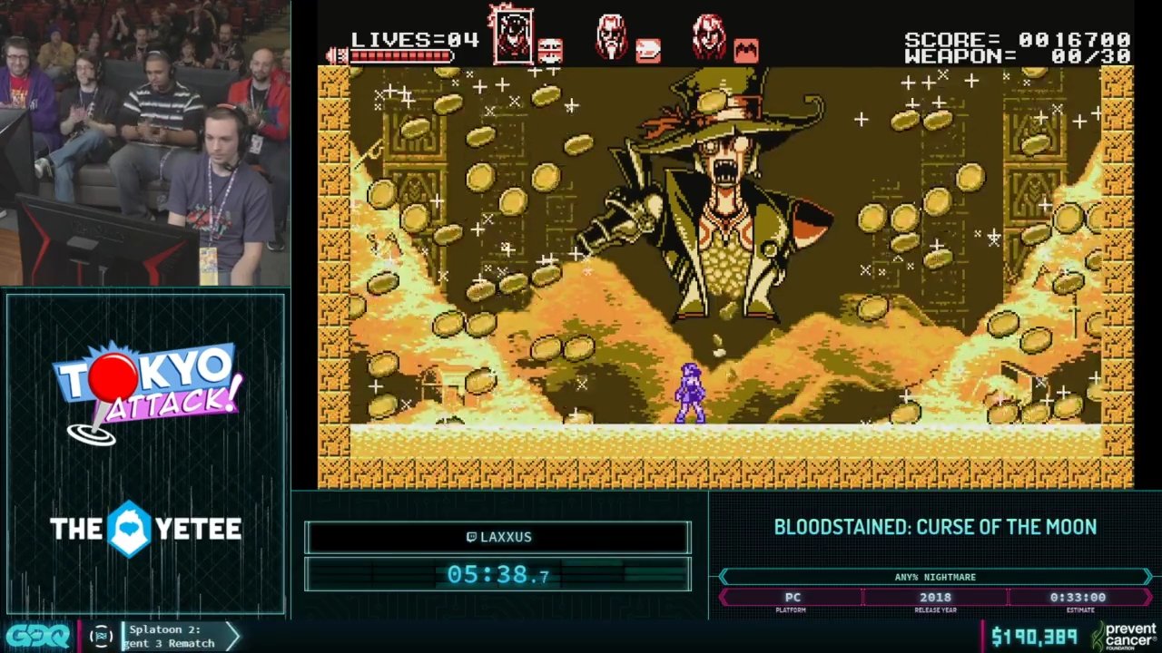 AGDQ 2019 Bloodstained Curse of the Moon