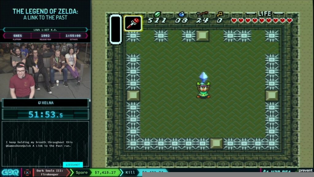 AGDQ 2019 Zelda A Link to the Past