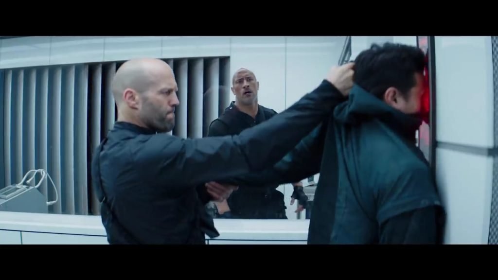 Hobbs and Shaw Face Scanner Scene