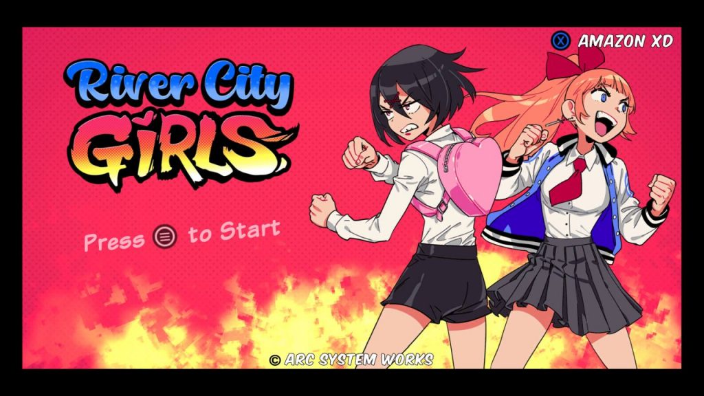 River City Girls Title Screen
