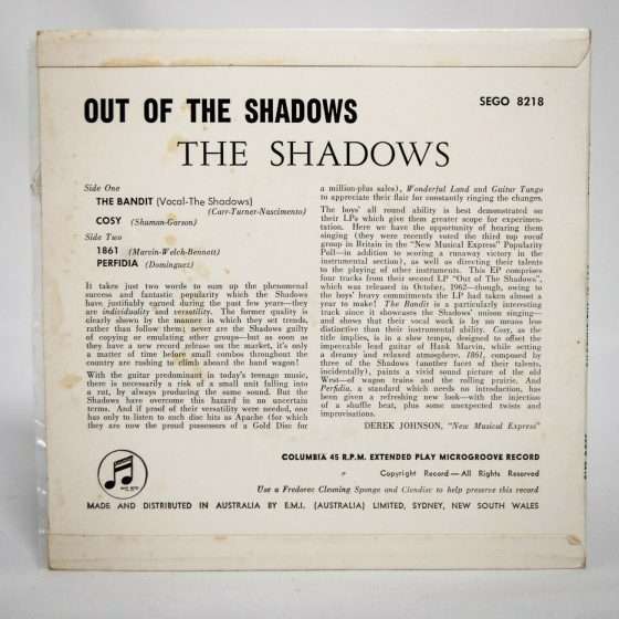 THE SHADOWS - OUT OF THE SHADOWS