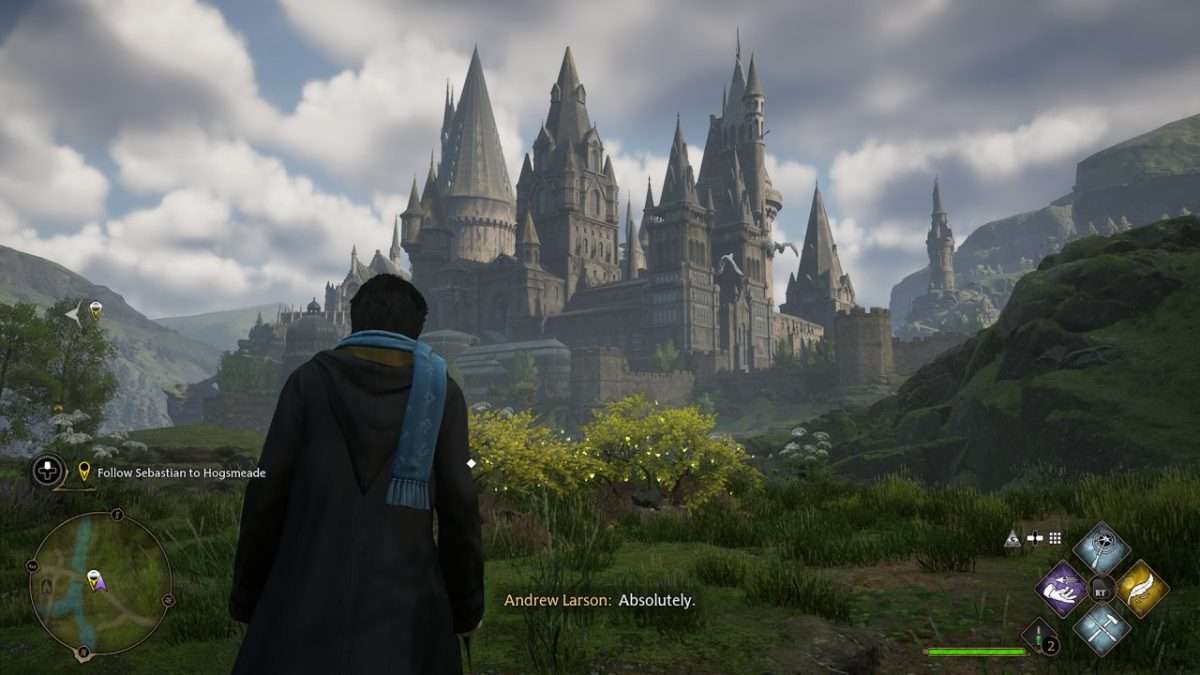 Viewing Hogwarts from Outside