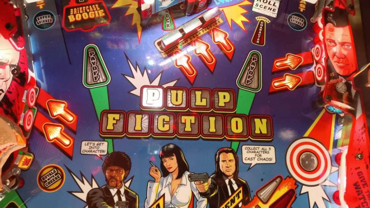 Pulp Fiction Pinball Light Up Letters