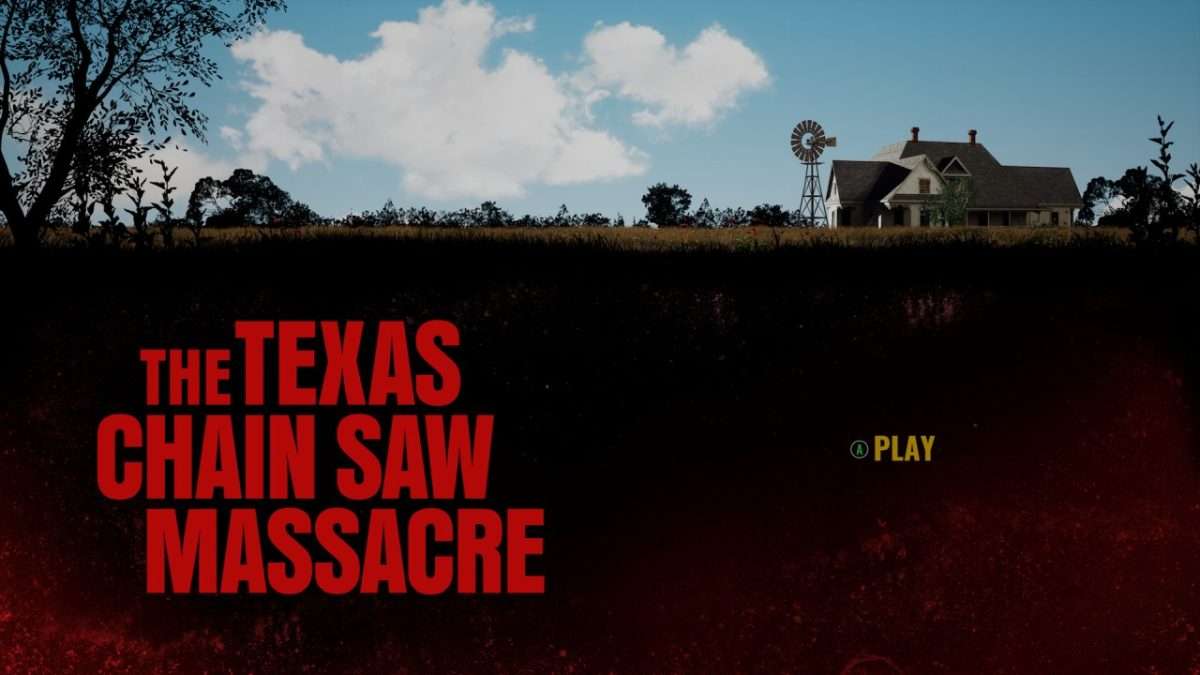 The Texas Chain Saw Massacre Game Title Screen
