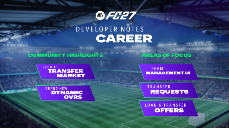 EA SPORTS FC™ 27 - Career Mode Developer Update - Steam News